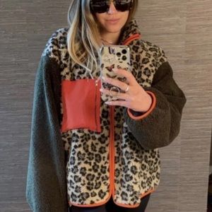 Sundae School Tiger Mom leopard fleece